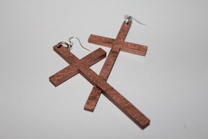 Image of SMALL CROSSES - Rose Gold