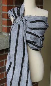 Image of Umi Sling Baby Carrier: Handwoven Striped Guatemalan Cotton (Limited Edition) 