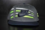 Image of Nike Air Retro "Grey/Neon" Snapback