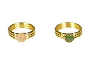 Image of la bague trois rangs