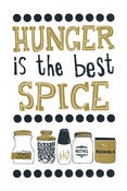Image of Hunger Is The Best Spice - Illustration and Tea Towel Gift Set
