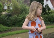 Image of Grey Marl Smile Rib dress