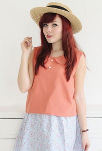 Image of Chloe Salmon Pink Top