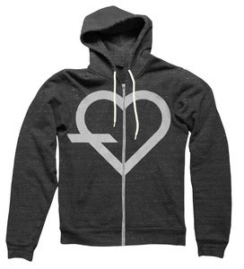Image of Simple Tri-Blend Zip Up