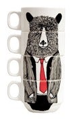 Image of 'Mr Bear' Coffee Cup set