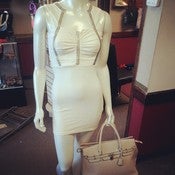 Image of Cream Dream Beaded Dress 