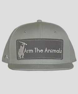 Image of Unisex | ATA Patch Logo | 6 Panel Snap Back | Light Gray