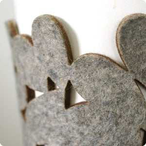 Image of original cozy/cuff - light grey