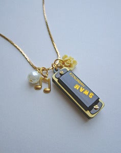 Image of Make A Song & Dance - Working Harmonica Necklace