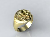 Image of Ink Nouveau - Signet Ring