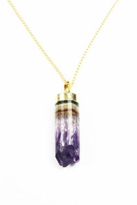 Image of NEW IN! NAVAJO Amethyst Layered Pendant