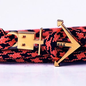 Image of Anchor Bracelet Salmon