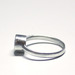 Image of yellow beryl sterling silver solitaire ring