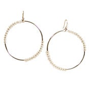 Image of infinity earrings: clear