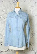 Image of Love Stitch Western Wonder Chambray Shirt