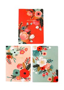 Image of Botanical Notebooks - Set of 3