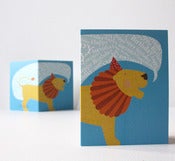 Image of Happy Birthday Lion Mini-Card