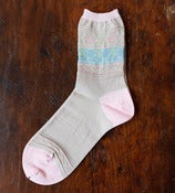 Image of Pink Palm Tree Socks