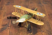 Image of Airplane Toy - Vintage Style - Photography Prop