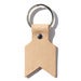 Image of Arrow Key Ring<br>Veggie Tan Leather 