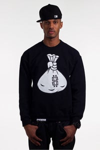 Image of The SH Money Bag Crew Neck in Black