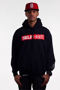 Image of The Sticker Hoodie in Black