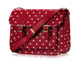 Image of Cherry Polka Dot Classic Satchel