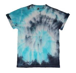 Image of Spiral Tee (Navy & Turquoise)