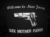 Image of DUCK MOTHERFUCKER Black Tee!