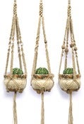 Image of Macrame Beaded Plant Hanger