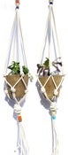 Image of Colorblock Rope Plant Hanger