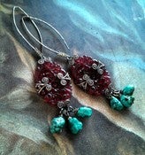Image of Flower Child w/ Turquoise Earrings