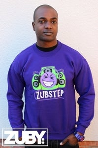 Image of Zubstep Crew Neck Sweatshirt - Purple