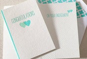 Image of Congratulations Hearts- Engagement