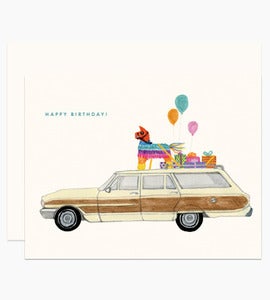 Image of Birthday Station Wagon Card