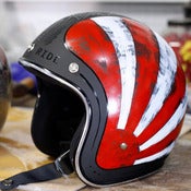 Image of Rising Sun Helmet - Custom Hand Painted