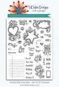 Image of Notebook Doodle Stamp Set