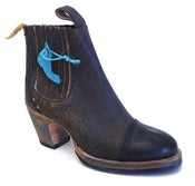 Image of No.0044 CROSSWALK cap-toe chelsea boot Moss