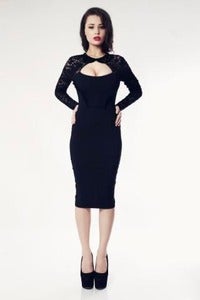 Image of Tempest Black Dolly Dress