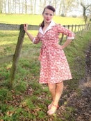 Image of 1940s inspired land girl dress