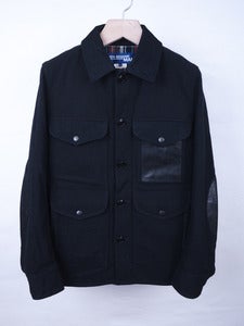Image of Junya Watanabe MAN - Black Tartan Details Wool Jacket