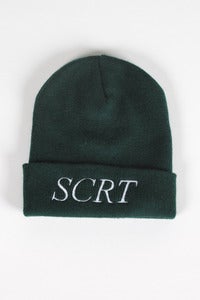 T-shirt design SCRT Beanie - Forest Green
