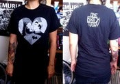 Image of ONE BRICK TODAY shirt  (heart front / logo back)