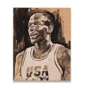 Image of Dat Look: Clyde "The Glide" Drexler by Chelsey Boehnke