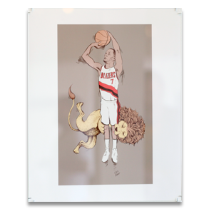 Image of A tribute to Brandon Roy and his battle with knee injuries by Chris Edser