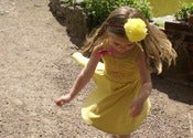 Image of Dijon yellow organic sun dress