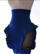 Image of High waist side mesh skirt