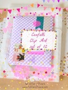 Image of Confetti Clip art set