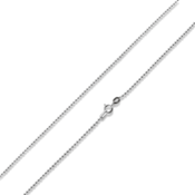 Image of 18" STERLING SILVER BALL CHAIN