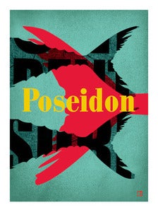Image of Poseidon Art print unframed